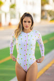 Palm longsleeve Onepiece