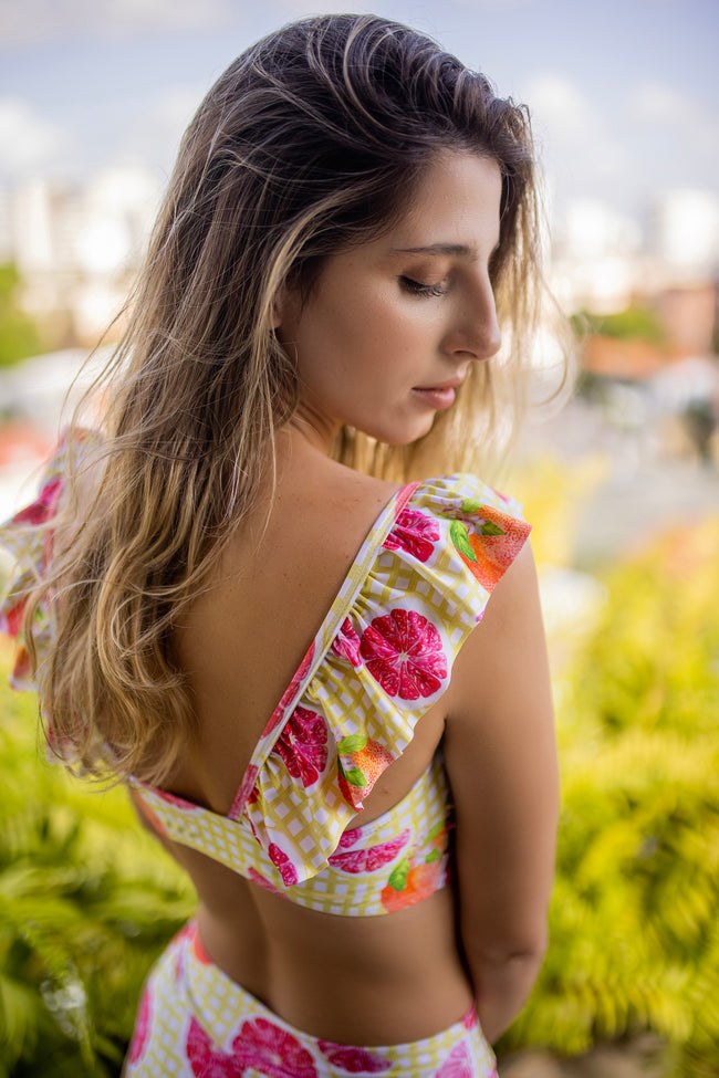 Vichy Yellow Top